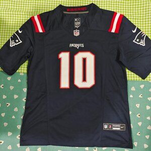 New England Patriots Mac Jones #10 Black Jersey